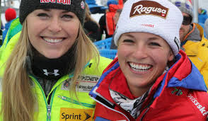 Lara's press conference / fb live date: Lindsey Vonn And Lara Gut Ski Girl Skiing Lindsey Vonn