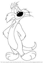 Looney tunes pictures to draw. Learn How To Draw Sylvester From Looney Tunes Looney Tunes Step By Step Drawing Tutorials