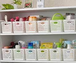 Boîte de rangement (23) panier de rangement (9). Inomata Panier De Rangement En Plastique Boite De Rangement Salle De Bain Panier De Rangement Pour Bureau Panier De Finition 4572 Aliexpress