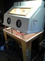 Tp tools usa 2846 skat blast sandblast sandblasting cabinet with hepa vacuum, 46w x 28d x 28h work area, made in usa. 18 Diy Sandblasting Cabinet Ideas Sandblasting Cabinet Homemade Tools Garage Tools