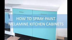Are you looking at your melamine cabinet doors, wondering how to breathe new life into your kitchen without breaking the bank or making major changes? How To Upcycle Old Melamine Kitchen Cabinets With Spray Paint Youtube