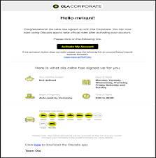How Can I Get Added To My Company S Ola Corporate Account Ola Cabs