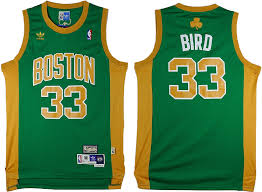 Boston's new jerseys feature red auerbach's signiture. Download Boston Celtics Jersey Youth Boston Celtics 33 Larry Bird Jersey Green Throwback Full Size Png Image Pngkit