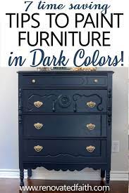 Benjamin Moore Hale Navy 7 Tips You Should Know Before Painting Painted Living Room Furniture Blue Painted Furniture Painted Furniture