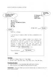 Structure of formal letter in english. Writing A Formal Letter Esl Worksheet By Susy72