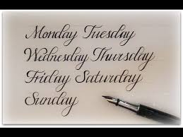How To Write In Cursive Calligraphy Days For Beginners Youtube Looking for calligraphy cursive old fonts? how to write in cursive calligraphy
