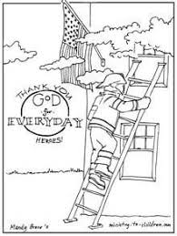 One of the most noticeable things about fire engines is their bright red colour, but the kids will need to use the code to colour in this fire engine correctly. Firefighter Coloring Page Thank God For Everyday Heroes