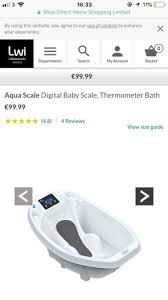 It can be used on any flat surface as long as the aqua scale is. Aqua Scale Baby Bath For Sale In Tallaght Dublin From Mack19