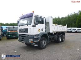 The low construction height simplifies the tipping of bulk material. Used Man Tga Two Way Side Tipper Truck 26 310 6x4 N 6238906