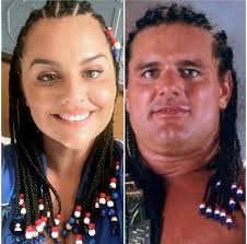 I Am My Father's Son! Jowenne pays tribute to his late father by wearing  his father's hat and photo attached to his Longboat singlet during the 2017  Around The Bay Race. Your