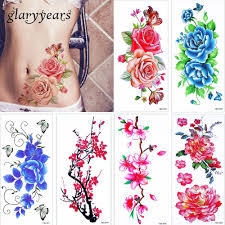The image displays the unique floral texas tattoo. Flower A Blooming Flower Tattoo