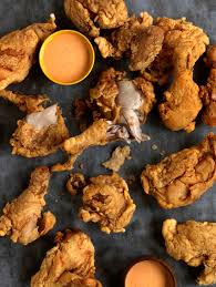 Now reading three ingredient kimchi chicken thighs. Fried Chicken Kimchi Mayonnaise Korean Recipes Sbs Food