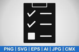 Vector Checklist Icons 1002633 Icons Design Bundles Checklist Icon Icon Design Icon