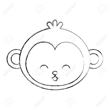 Maybe you would like to learn more about one of these? Cute Sketch Draw Monkey Face Cartoon Graphic Deisgn Royalty Free Cliparts Vectors And Stock Illustration Image 79193930
