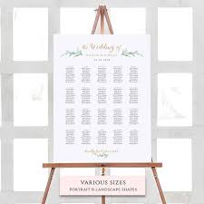 wedding seating plan chart template wedding table plan template