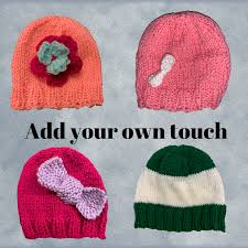 Make a trip to your yarn stash for the perfect bear colored yarn and knit your little bear a cozy and super fast hat. Newborn Knitted Hat Pattern Download Sisters That Stitch