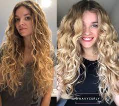 1 Week Vs 9 Months Of The Curly Girl Method Curly Girl Method Curly Girl Beachy Wavy Hair
