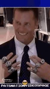 He brought his other five rings (from super bowls li, xlix, xxxix, xxxviii and xxxvi). Tom Brady Rings Gifs Tenor