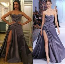 Deepika Padukone Wearing Pale Mauve Gown By Ralph And Russo Strapless Dress Formal Formal Dresses Long Formal Dresses