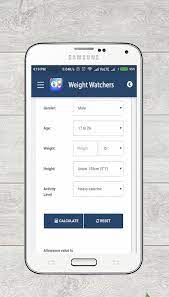 The below calculator is for the original weight watchers points system. Free Weight Watchers Points Calculator App Fur Android Apk Herunterladen