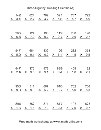 To link to this page, copy the following code to your site Multiplying Decimals Worksheets