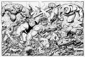 John Byrne Draws Photo Drawings Comic Book Artwork Hulk Coloring Pages