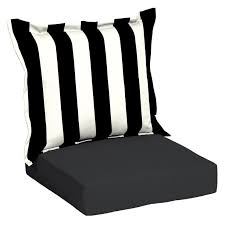 Check out the full range today for many desirable selections now available! Better Homes Gardens Black Stripe 45 X 24 Outdoor Deep Seat Cushion Set Walmart Com Walmart Com