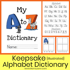 Festgelegte abfolge der buchstaben einer sprache, 'abc', mhd. Alphabet Dictionary Illustrated