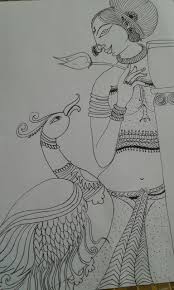 Traditional Yet Seductive Indian Art Paintings Kalamkari Painting Art Drawings