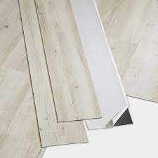 Glue down vinyl materials are only going to properly adhere to concrete or plywood subfloors, so you. Goodhome Poprock Rustic White Wood Planks Wood Effect Self Adhesive Vinyl Plank Pack Of 8 Diy At B Q
