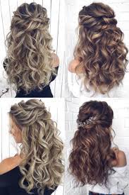 30 Half Up Half Down And Updo Wedding Hairstyles From Mpobedinskaya Roses Rings Wedding Hair Down Wedding Hairstyles For Long Hair Down Hairstyles