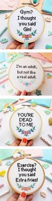 An embroidery transfer pattern book with inspirational quotes and woodland designs. 260 Cross Stitch Embroidery Quotes Ideas Cross Stitch Embroidery Cross Stitch Stitch