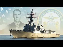 USS Thomas Hudner (DDG 116) Commissioning Ceremony - YouTube