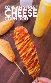 Korean Street Cheese Corn Dogs Recipe Video Seonkyoung Longest Recipe Cheese Corn Dog Recipe Corndog Recipe Fair Food Recipes