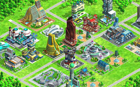 3d Models For Virtual Reality Futuristic City Green Building City Buildings