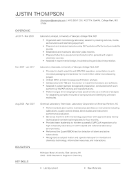 Quality Control Chemist Resume Examples And Tips Zippia