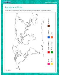 Locate And Color Free Geography Worksheets For Kids Wow Geography Worksheets Geography For Kids Worksheets For Kids