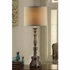 French Country Table Lamp Buffet 37 Extra Tall Gray Wood Finish Accent Lighting Tinyshamrockusa Frenchcountry Buffet Lamps Lamp Table Lamp