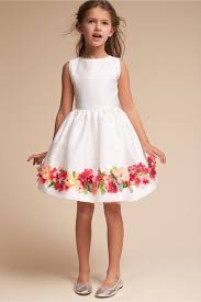 Beatrix Flower Girl Dress Bright Flower Hem From Bhldn Baby Girl Dresses Little Girl Dresses Kids Dresses