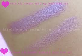 elf studio makeup mist and set review