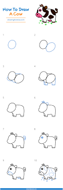 How to draw a camel 5. How To Draw A Cow Step By Step Easy Drawing Guides Drawing Howtos