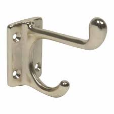 Zenith Square Base Style Hat Coat Hook 80mm Brass Finish Hat And Coat Hooks Coat Hooks Brass