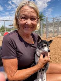 Ring around the rosie, a pocketful of posies -- well just one Posey. There  she stood, outside the sliding glass door, looking in as if to say where do  I belong? Posey