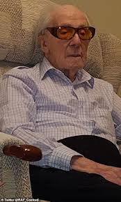 Flypast for Dambusters engineer, 101, and his wife at joint funeral