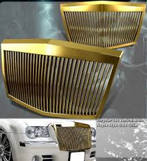 2016 chrysler 300 s rwddescription: Chrysler 300 2005 2010 Gold Phantom Style Vertical Grille A128m67g152 Topgearautosport