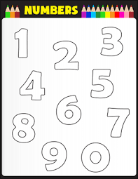 On this penny printable, kids practice tracing letters, counting coins, and they even get to do some. Download Png Numbers 1 To 10 Png Gif Base
