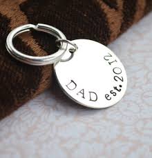 Which has long service life. Sterling Silver Personalized Keychain Hand Stamped Gift For Men Husband Son Father Dad Boyfriend Graduation Fath Hand Stamped Gift Personalized Keychain Gifts