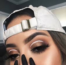 Black And White Eyeliner Makeup Pinterest Kat G In 2020 No Eyeliner Makeup White Eyeliner Makeup White Eyeliner