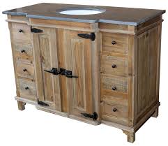 5 out of 5 stars. 48 Handcrafted Reclaimed Pine Solid Wood Single Fridgey Bath Vanity Natural Finish