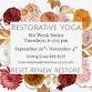 Restorative Yoga: a Six Week Series event image